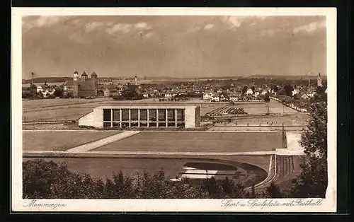 AK Memmingen, Sport- und Spielplatz mit Festhalle