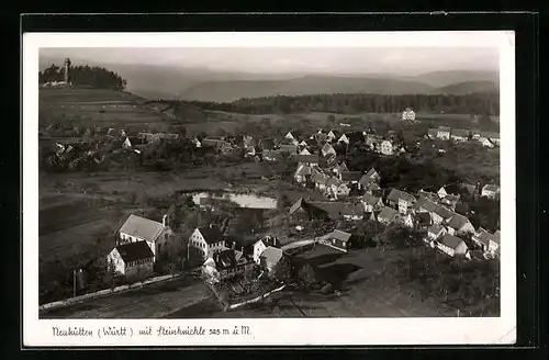 AK Neuhütten /Württ., Teilansicht mit Steinknickle