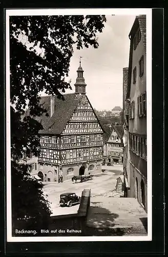 AK Backnang, Blick auf das Rathaus