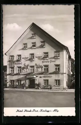 AK Kisslegg /Allgäu, Hotel Hirsch-Post
