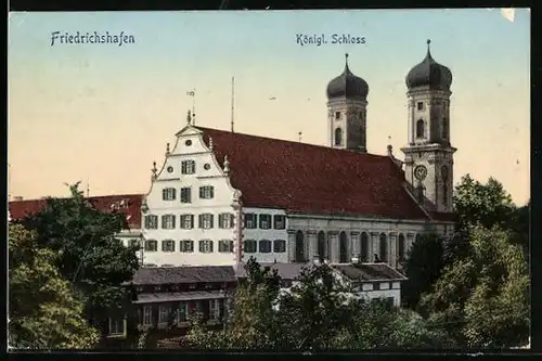 AK Friedrichshafen /Bodensee, Kgl. Schloss