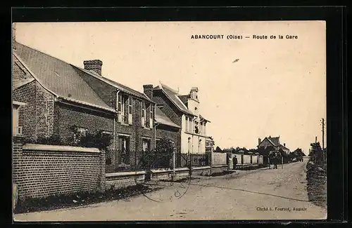 AK Abancourt, Route de la Gare