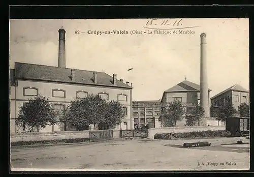 AK Crepy-en-Valois, La Fabrique de Meubles