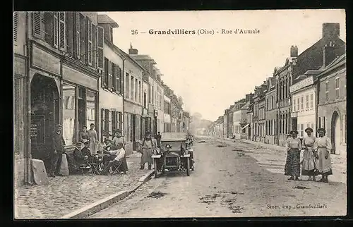 AK Grandvilliers, Rue d`Aumale