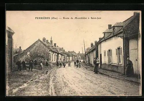 AK Ferrieres, Route de Montdidier à Saint-Just