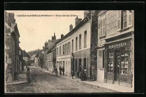 AK Cirès-les-Mello, Rue de la Ville