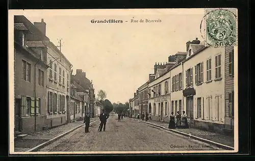 AK Grandvilliers, Rue de Beauvais