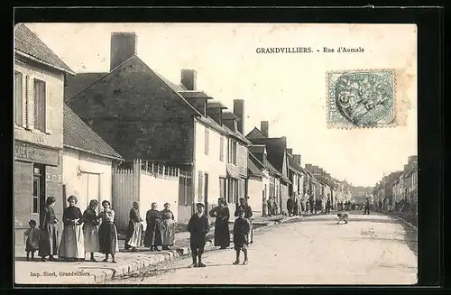 AK Grandvilliers, Rue d`Aumale