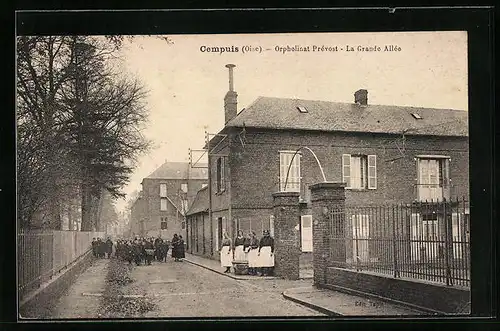 AK Cempuis, Orphelinat Prévost, La Grande Allée