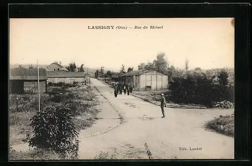 AK Lassigny, Rue du Rhônel