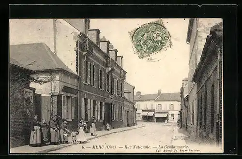 AK Méru, Rue Nationale