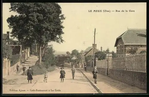 AK Le Meux, Rue de la Gare