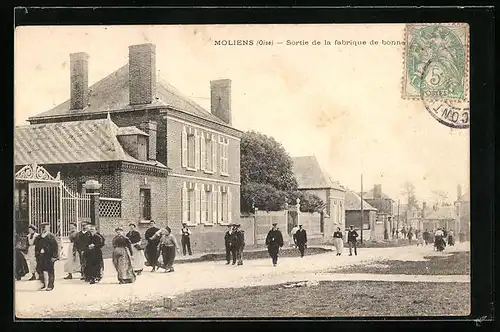 AK Moliens, Sortie de la fabrique de bonne
