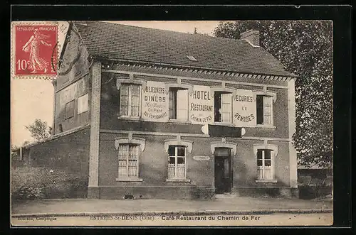 AK Estrees-St-Denis, Cafe-Restaurant du Chemin de Fer