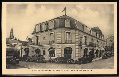 AK Senlis, Hotel du Grand cerf, Vue d`Ensemble