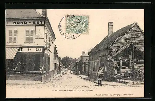 AK Lassigny, Rue du Rhonel