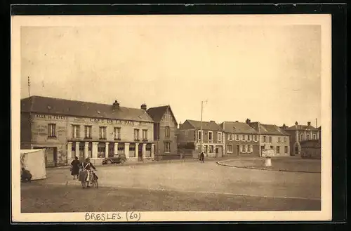 AK Bresles, Hotel de Ville et Cafe de la Paix