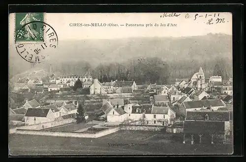 AK Cires-les-Mello, Panorama pris du Jeu d`Arc