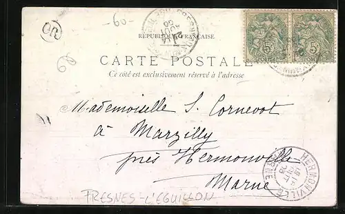 AK Fresnes-l`Eguillon, Vue panoramique