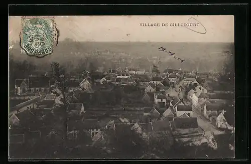 AK Gillocourt, Vue panoramique