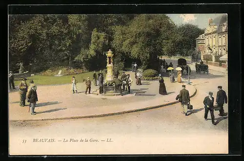 AK Beauvais, La Place de la Gare