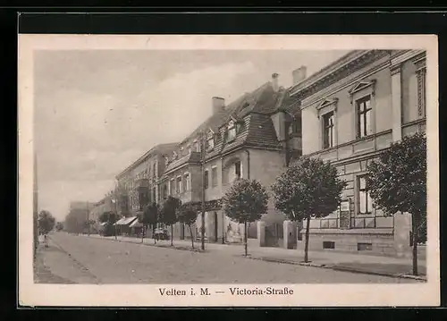 AK Velten, Partie der Victoria-Strasse