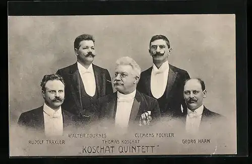 AK Koschat Quintett, R. Traxler, W. Fournes, C. Fochler, G. Haan, T. Koschat