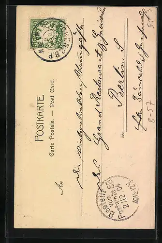 AK Kleines Mädchen an Bierfass gelehnt, Münchner Kindl