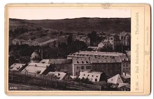 Fotografie Ernst Roepke, Wiesbaden, Ansicht Bad Schwalbach, Theilansicht der Ortschaft