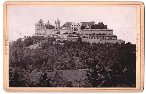 Fotografie Römmler & Jonas, Dresden, Ansicht Coburg, Blick aud die Veste Coburg