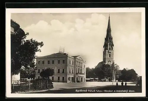 AK Spisska Nova Ves, Kostol a mestsky dom