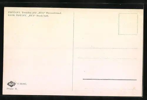 AK Piestany, Thermalstrand Eva
