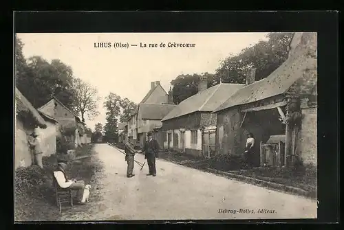 AK Lihus, La rue de Crèvecoeur