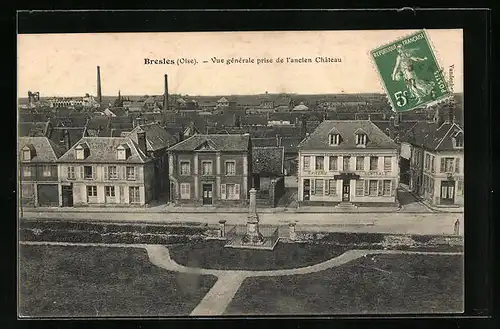 AK Bresles, Vue générale prise de l`ancien Chateau