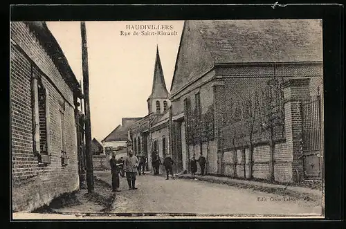 AK Haudivillers, Rue de Saint-Rimault