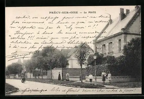 AK Précy-sur-Oise, La Poste