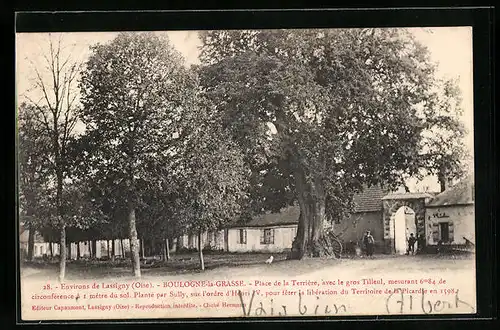 AK Boulogne-la-Grasse, Place de la Terrière