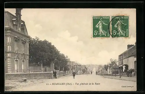 AK Noailles, Vue générale de la Route