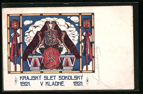 AK Kladno, Krajský Slet Sokolský 1921