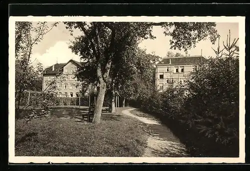 AK Hohenheim /Stuttgart, Christkönigsheim mit Garten