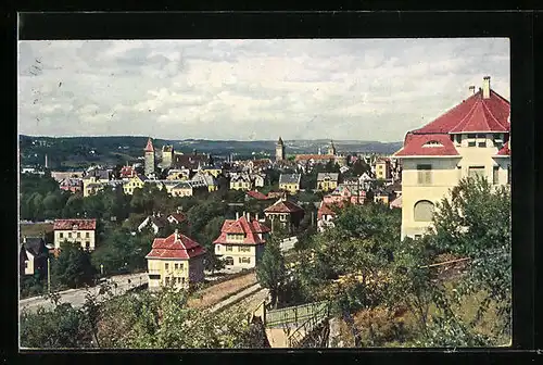 AK Ravensburg, Teilansicht vom Ort