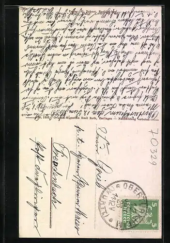 AK Obertürkheim, Partie bei der Kirche
