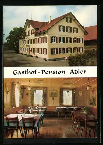 AK Grünenbach /Allgäu, Gasthof und Pension Adler