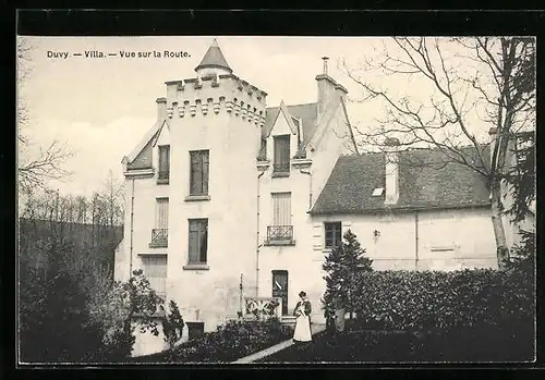 AK Duvy, Villa, Vue sur la Route