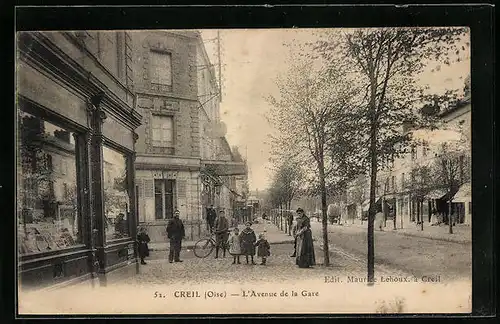 AK Creil, L`Avenue de la Gare