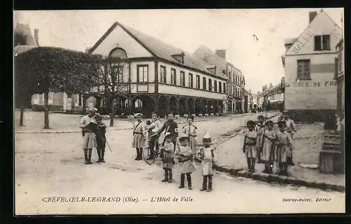 AK Crevecoeur-le-Grand, L`Hôtel de Ville