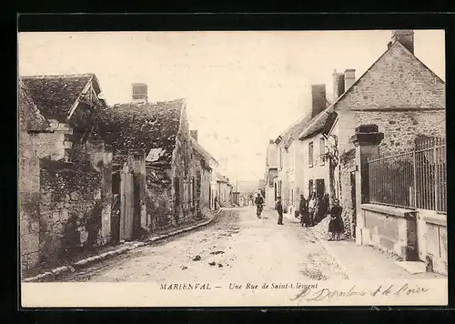 AK Marienval, Une Rue de Saint Clement