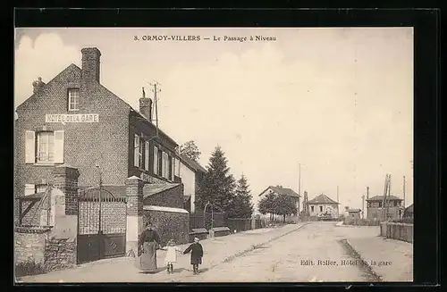 AK Ormoy-Villers, Le Passage à Niveau