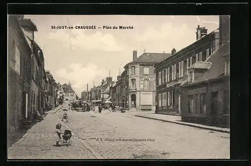 AK St-Just-en-Chaussée, Plan du Marché