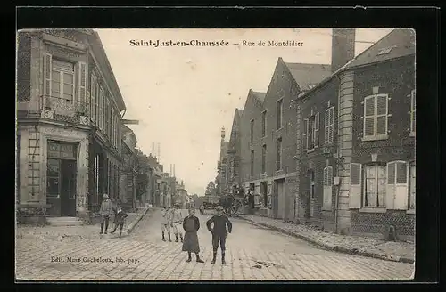 AK Saint-Just-en-Chaussée, Rue de Montdidier